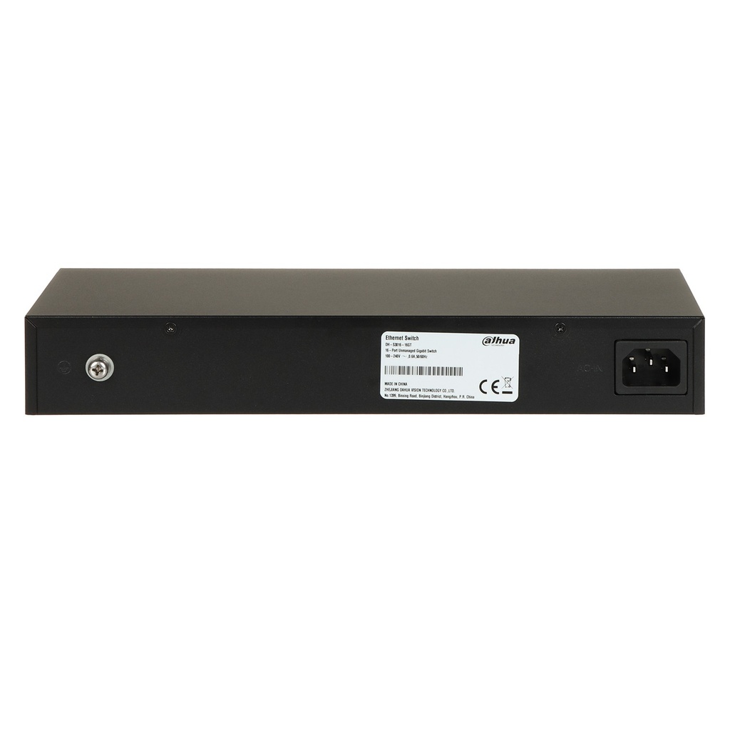 [DH-S3016-16GT] Dahua - Switch para Montaje en Rack de 16 Puertos con 14 Puertos (Gigabit) y 2 Puertos Uplink (Gigabit) Carcasa Metálica [No Administrable]