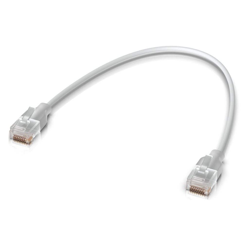 [UACC-Cable-Patch-EL-0.15M-W] Ubiquiti - UniFi UniFi Etherlighting Patch Cord Cable Conector RJ45 Translucido [15 cm]