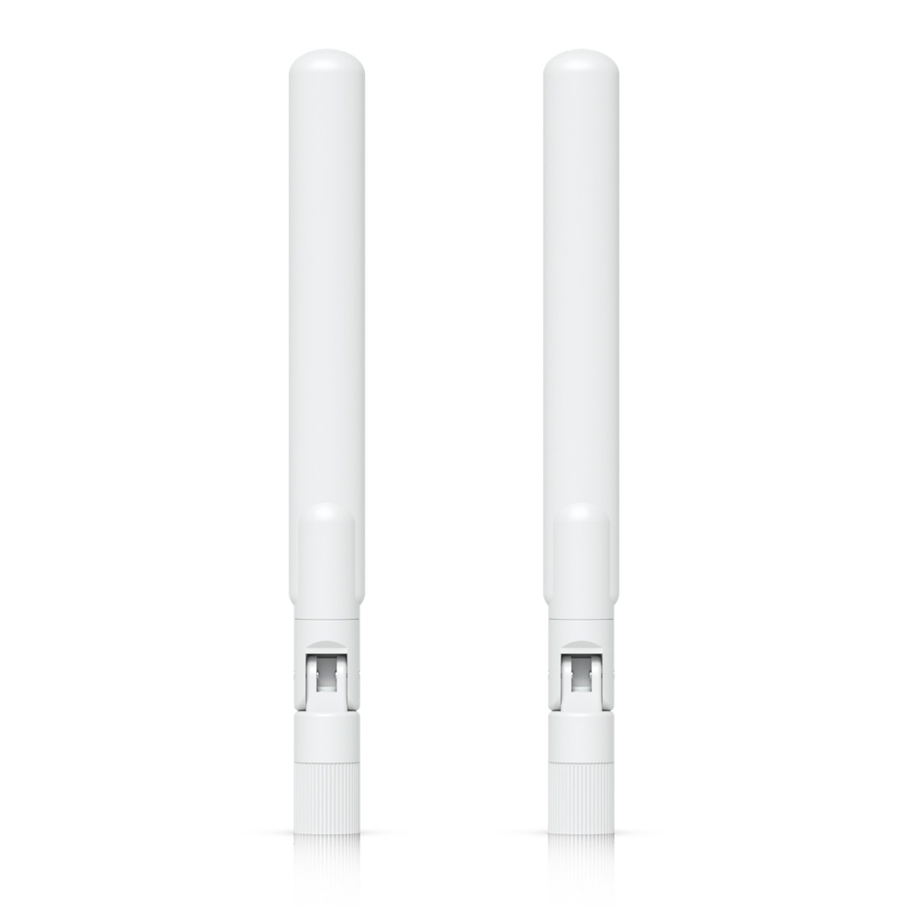 [UACC-UK-Ultra-Omni-Antenna] Ubiquiti - Antenas Omnidireccionales y Stand para AP UK-ULTRA (no incluido) Incluye 2 Antenas Dual-band de 3 dBi en 2.4 Ghz y 4 dBi en 5 Ghz