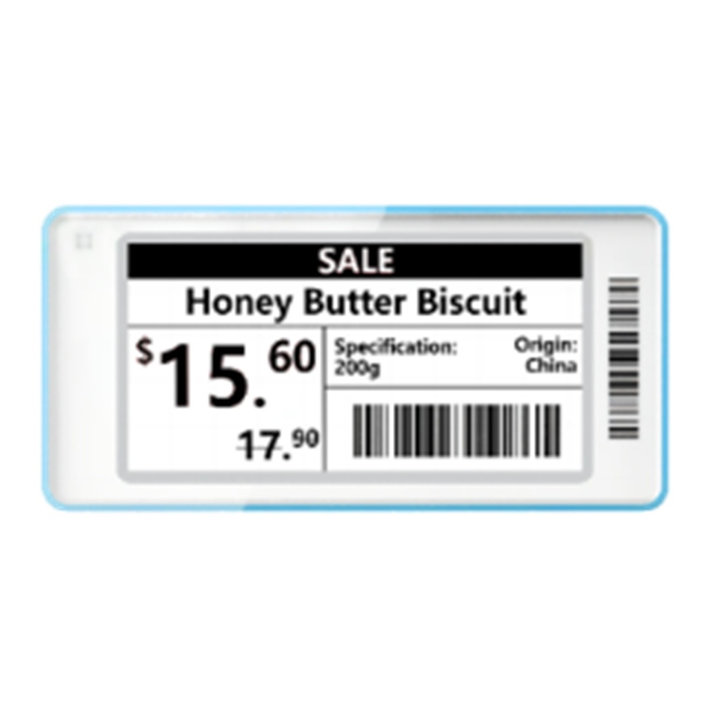 [DHI-ESL-E026C-F] Dahua - Etiqueta ESL [C] 2.6" Congeladores 3 Colores B/W/R Carcaza Blanca