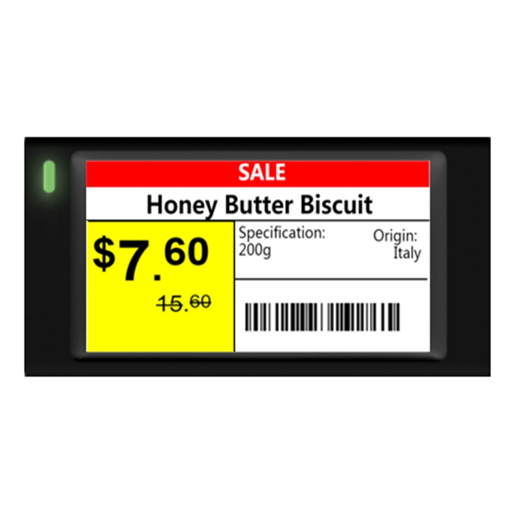 [DHI-ESL-E4042A-BN] Dahua - Etiqueta ESL [A] 4.2" 4 Colores B/W/R/Y NFC Carcaza Negra