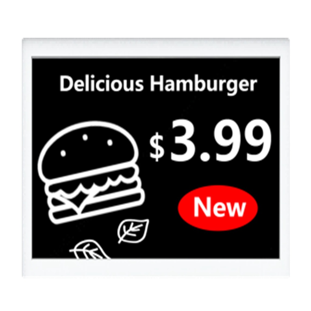 [DHI-ESL-E133A-N] Dahua - Etiqueta ESL [A] 13.3" 3 Colores B/W/R NFC Carcaza Blanca