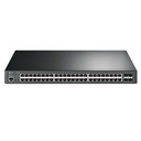 [SG3452XP] TP-Link - Switch Conmutador Administrable JetStream de 48 Puertos Gigabit y 4 Puertos 10GE SFP+ L2+ con 48 Puertos PoE+