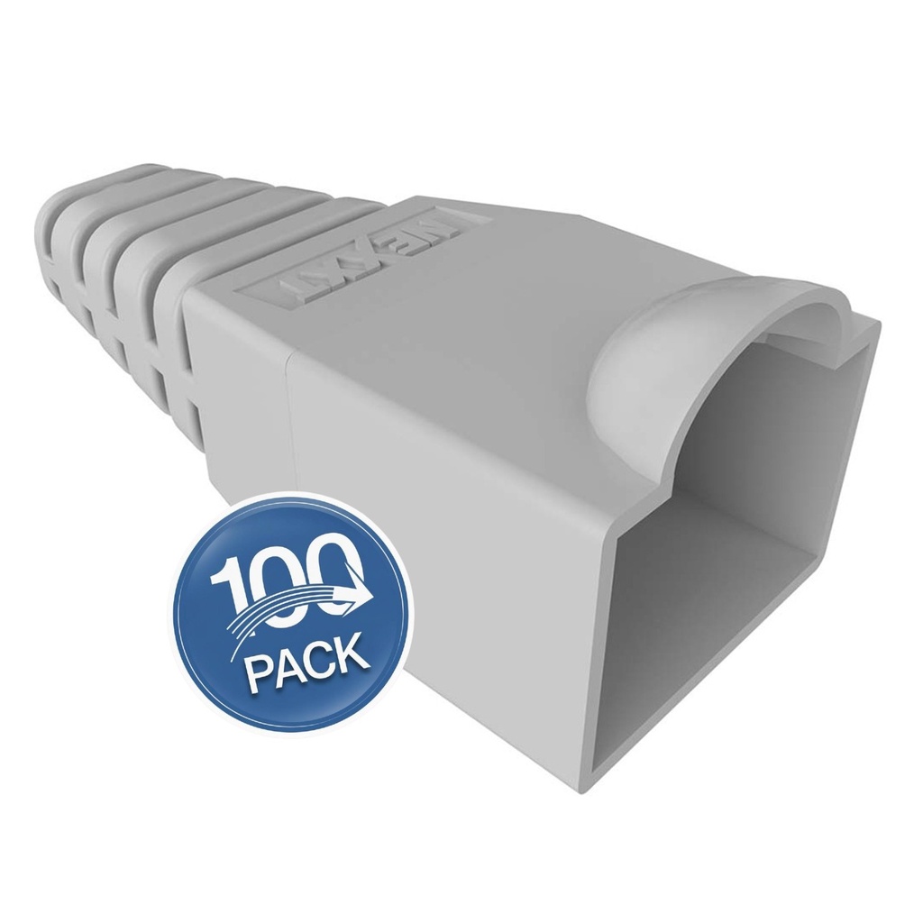 [AW103NXT01] Nexxt - Botas Protectoras RJ45 Gris [100 Unidades]