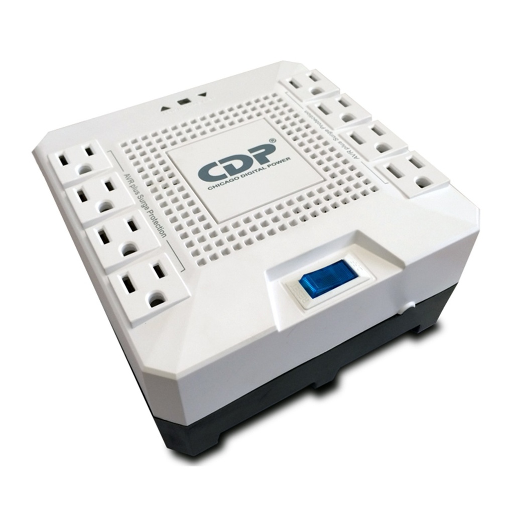 [R-AVR1808] CDP - Regulador de Voltaje Automático de 1800Va 8 Salidas Reguladas NEMA 5-15