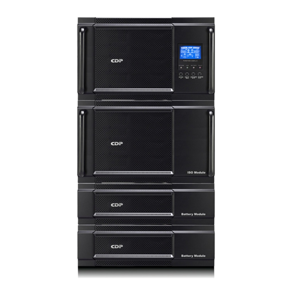 [UPO22-20RTAX] CDP - UPS de Torre En Linea UL de Doble Conversión Onda Senoidal para Montaje en Piso/Rack 20Kva / 20.000Va / 20.000W / 110-300V con Pantalla LCD 4 Salidas 5-15R