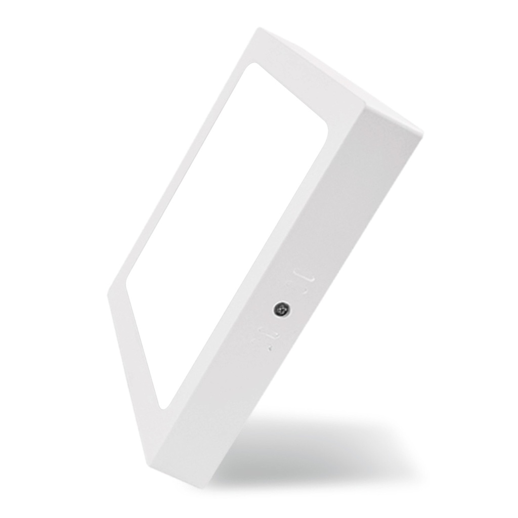 [612SCCL-6.5K] Lucerna - Lampara Panel Driver/Integrado Compact Lumen LED 12W 6" 6500K Luz Fria Cuadrada Superficial 1080lm