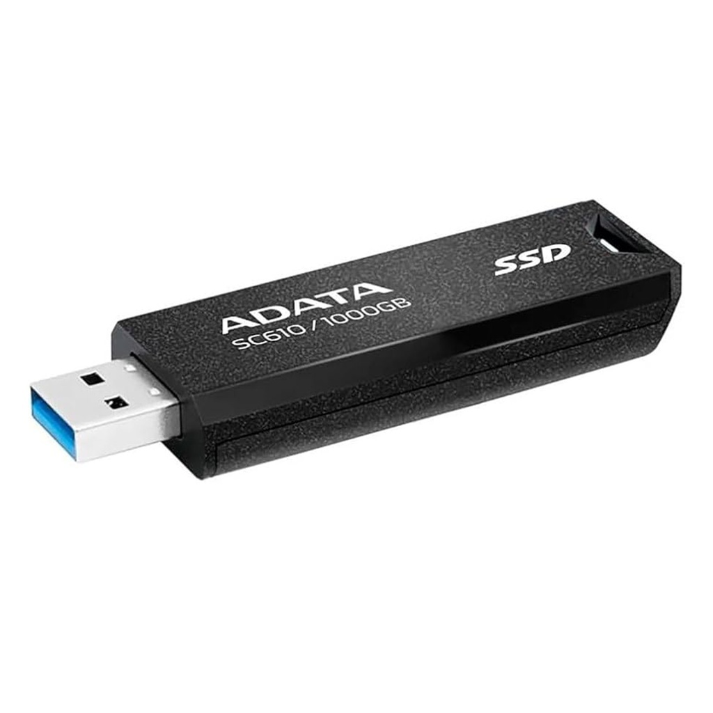 [SC610-1000G-CBK/RD] Adata - Disco de Estado Solido Externo SSD SC610 1000Gb USB 3.2 Gen2