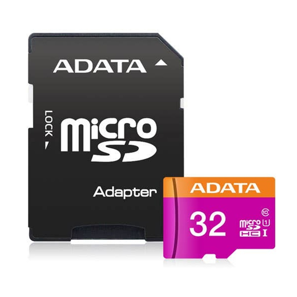 [AUSDH32GUICL10-RA1] Adata - Memoria Flash 32GB microSDHC UHS-I Clase 10 con Adaptador