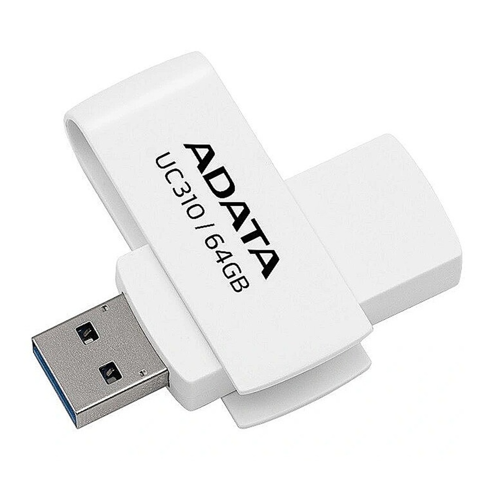 [UC310-64G-RWH] Adata - Memoria Pendrive USB DashDrive UC310 64GB USB 3.2 [Blanco]