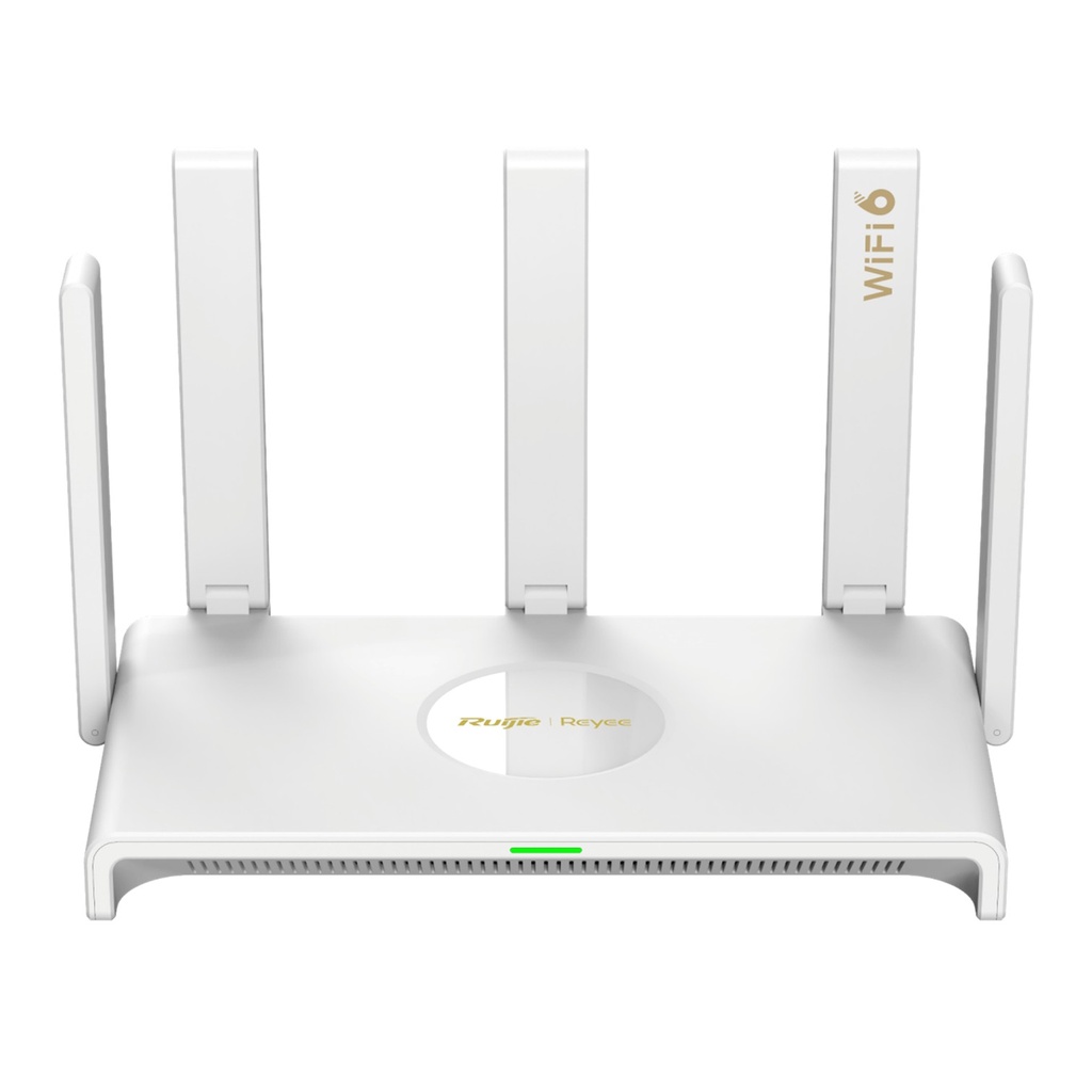 [RG-EW3000GX] Ruijie/Reyee - HOME Router MESH GAMING con Doble Puerto WAN Gigabit 4 Puertos LAN Gigabit WiFi6 2x2 Doble Banda 5 antenas 256 Ram