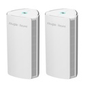 [RG-M18(2PACK)] Ruijie/Reyee - HOME Router MESH WiFi6 2x2 Doble Banda 1 Puerto WAN Gigabit y 2 Puertos LAN Gigabit 1800 mbps