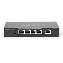 [RG-ES205GC-P] Ruijie/Reyee - SMB Switch PoE con 5 Puertos Gigabit 4 PoE 802.3af/at 54W