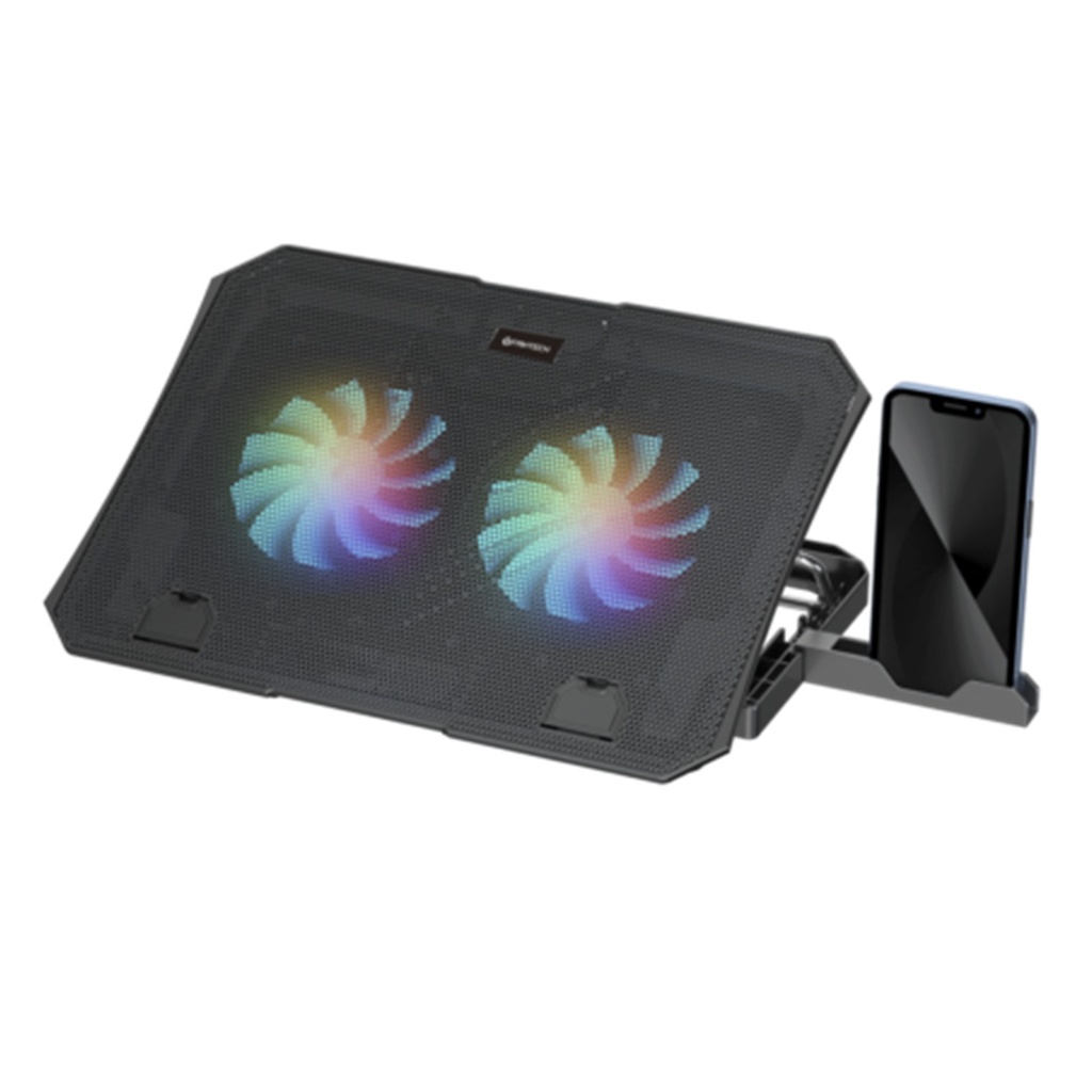 [NC14-BLACK] Fantech - Cooling Pad  [Negro]