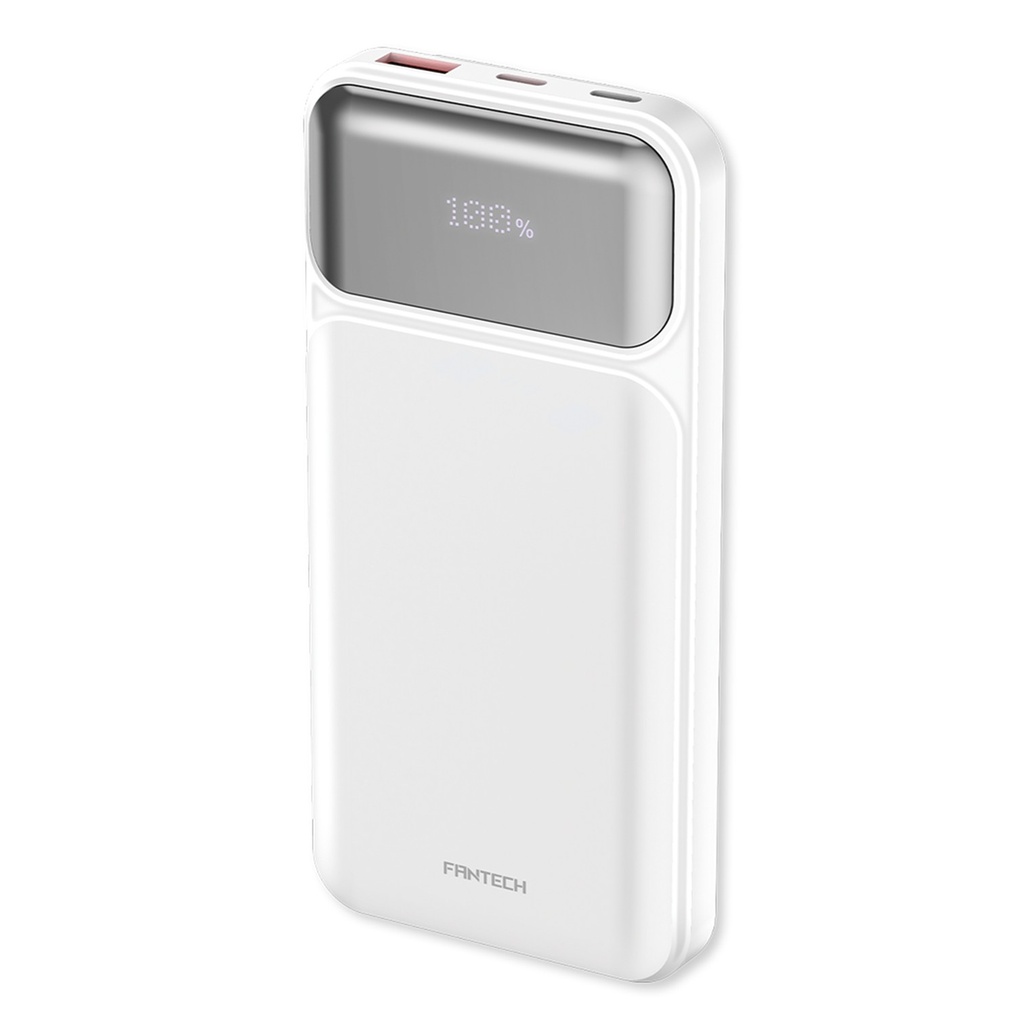 [T2-WHITE] Fantech - Cargador Portatil Powerpack T2 10.000 mAh 22W [Blanco]