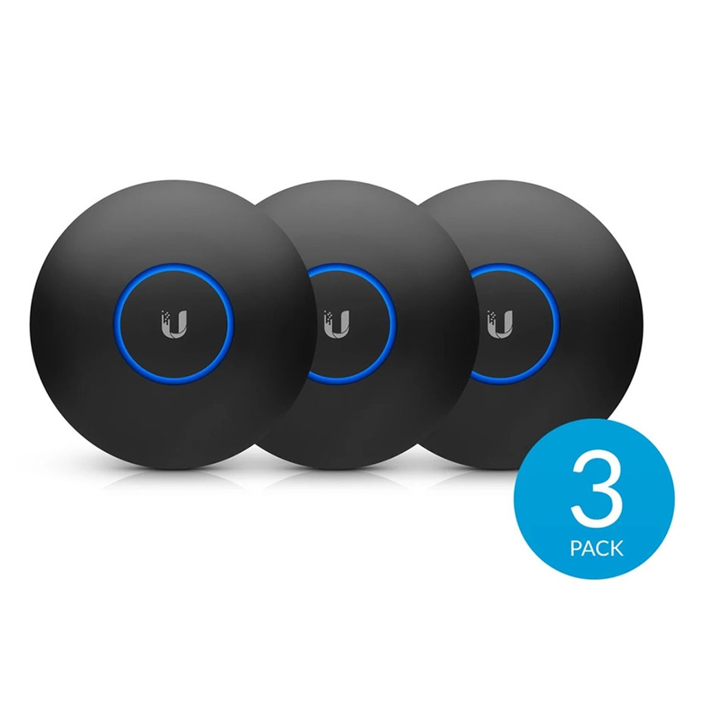 [NHD-COVER-BLACK-3] Ubiquiti - Mascara Decorativa Diseño en Negro para UAP-nanoHD [3 Unidades]