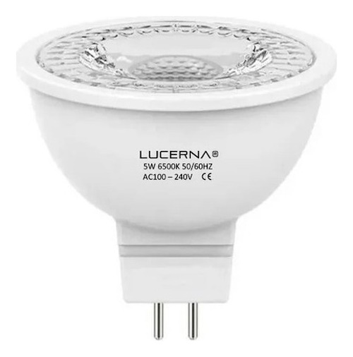 [5W-GU5.3-4K] Lucerna - Bombillo LED GU5.3 Dicroico 5W 4000K Luz Fresca Socate MR16