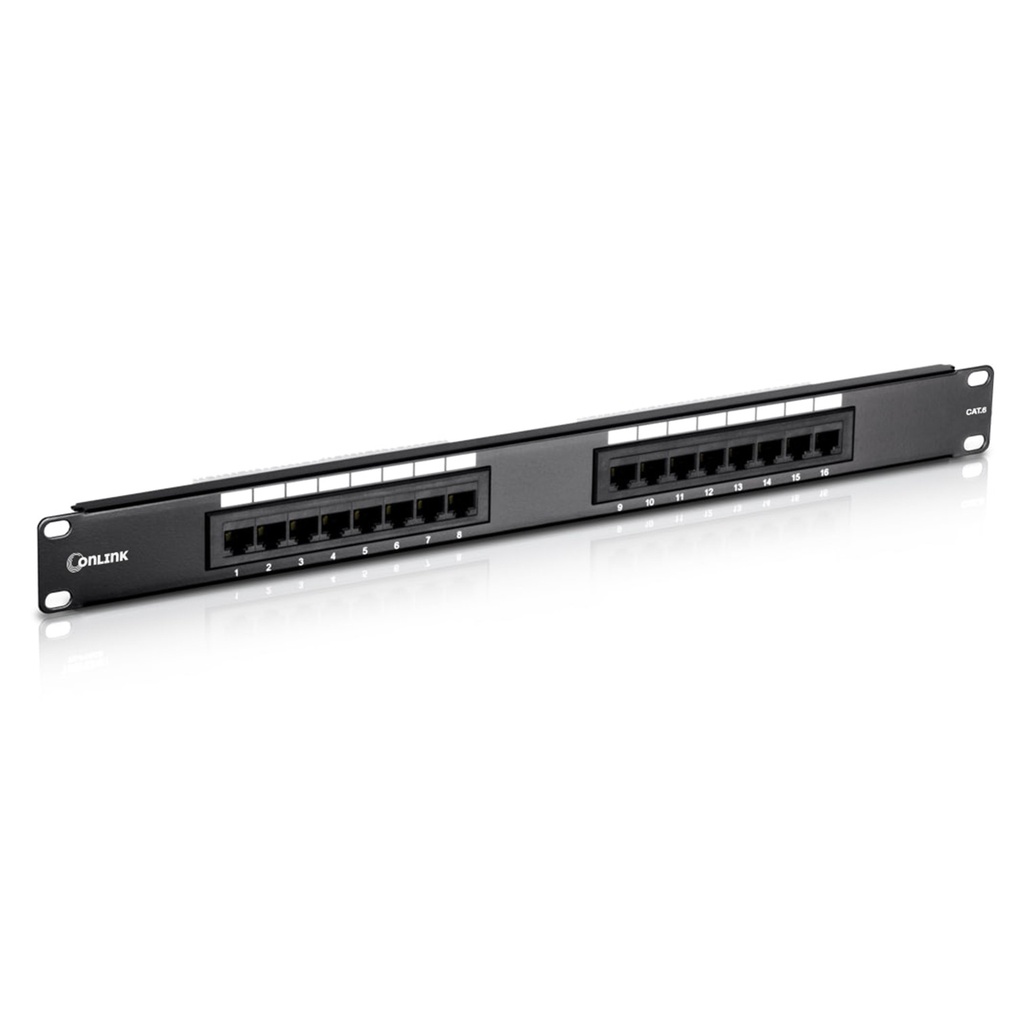 [PN-UTP612] Onlink - Patch Panel 12 Puertos 19" 1U CAT6 (Categoria 6)