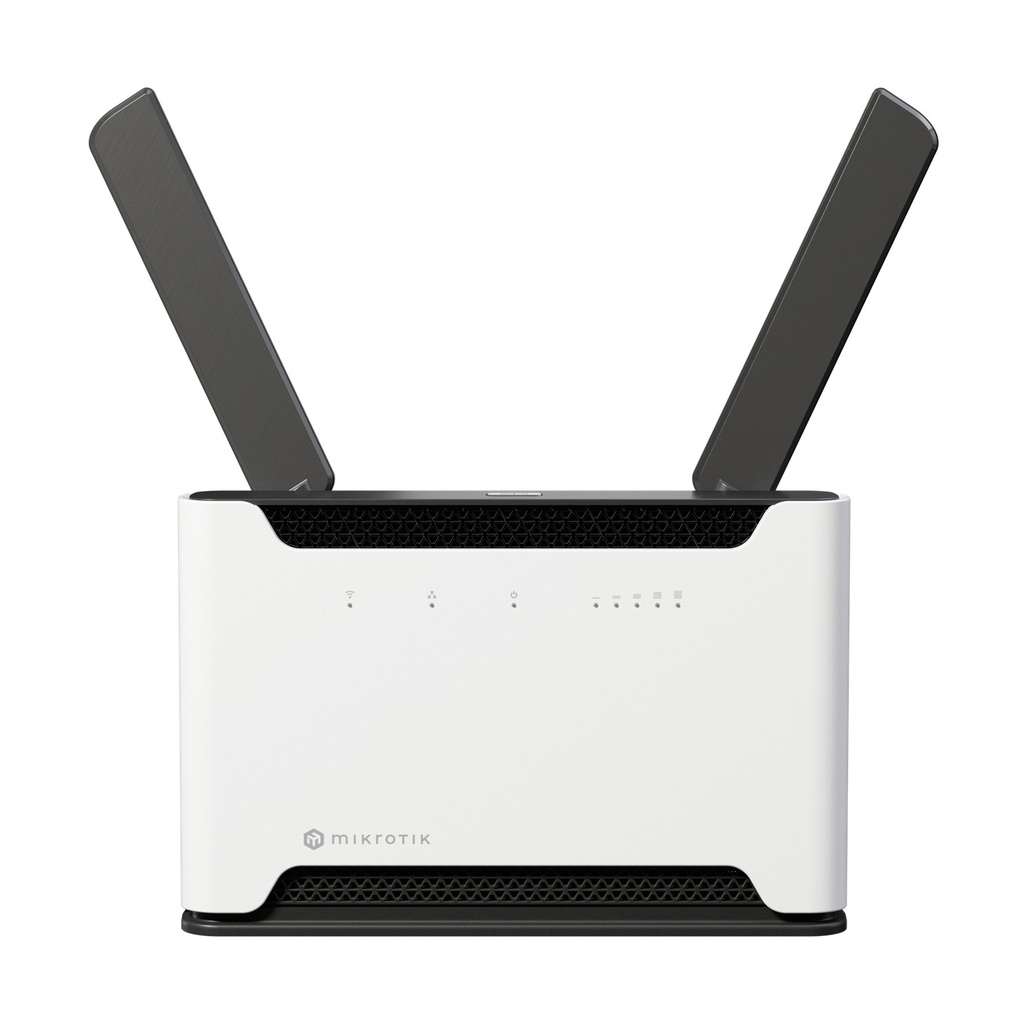 [H53UiG-5HaxQ2HaxQ] Mikrotik - Router Wi-Fi 6 MIMO 4x4 2.5G 5 Puertos Gigabit y Antenas Externas para Hogar y Pequeñas Oficinas