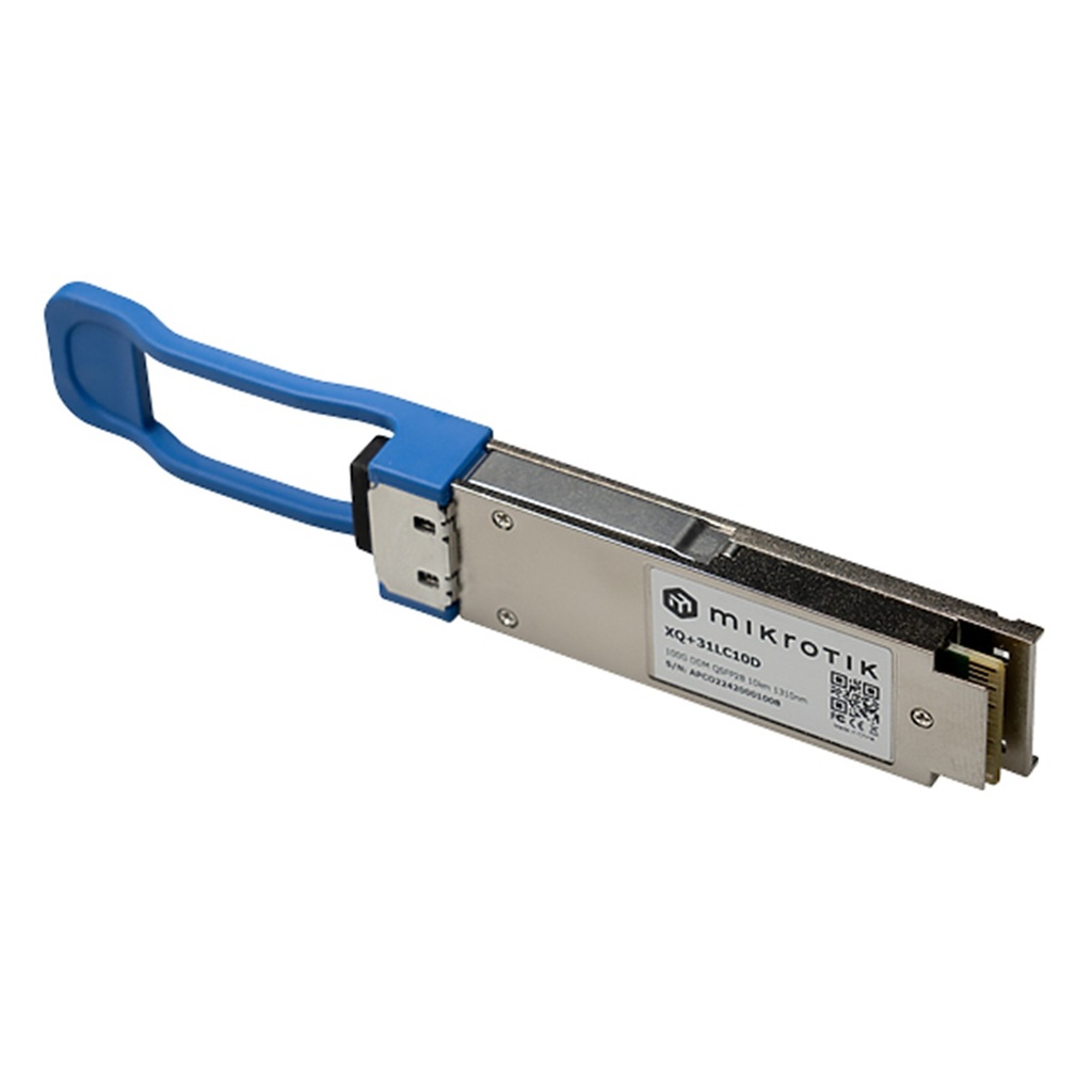 [XQ+31LC10D] Mikrotik - Modulo QSFP28 40/100G SM 10KM 1310NM Conector-LC DDM