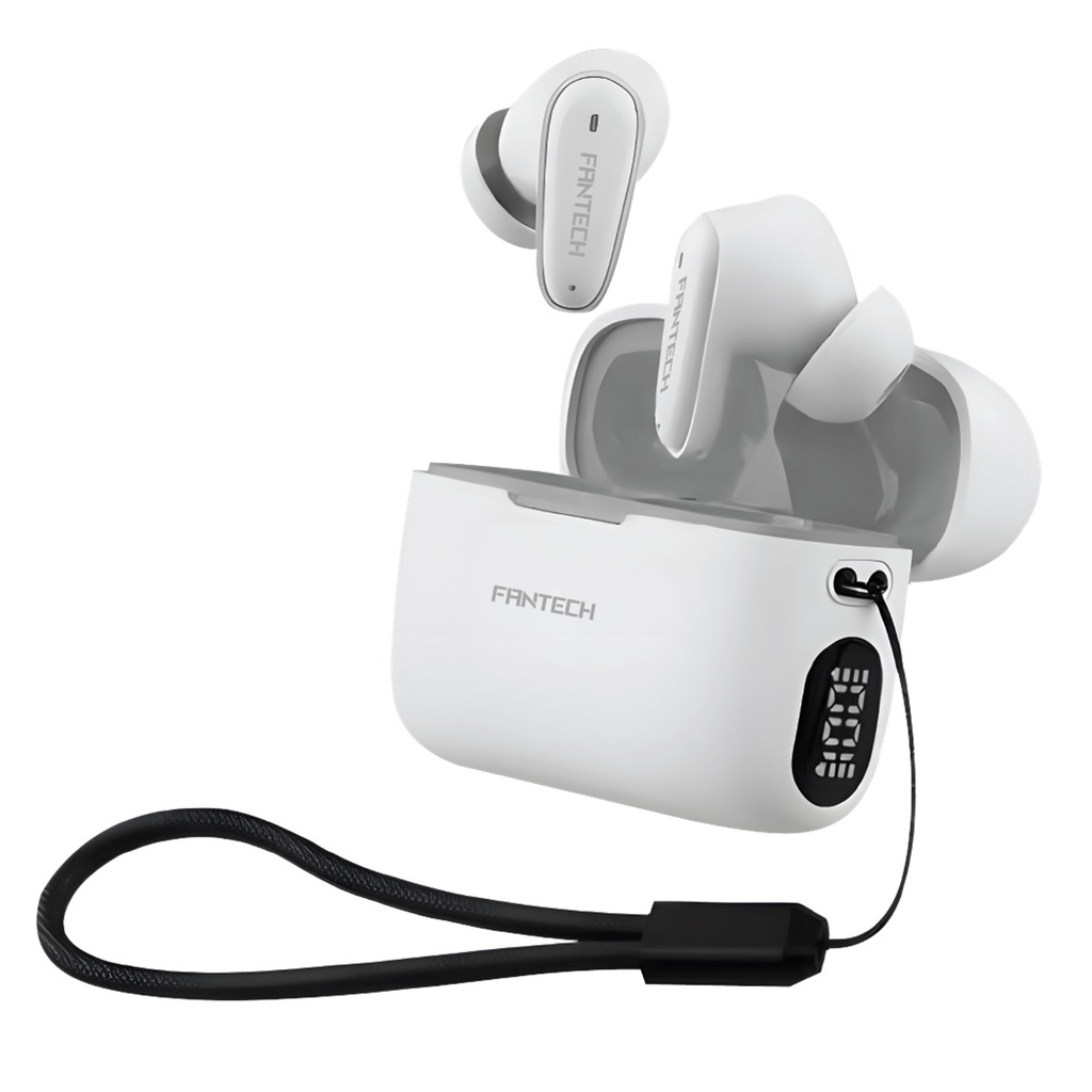 [TW13-WHITE] Fantech -Audifonos Wave Earbuds Inalambricos [Blanco]