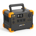 [E600LFP] Pecron -  Estación de Poder Portátil Inversor de Onda Sinusoidal Pura de CA de 1200W 614WH 25.6V 24Ah Batería LiFePo4 Central Electrica