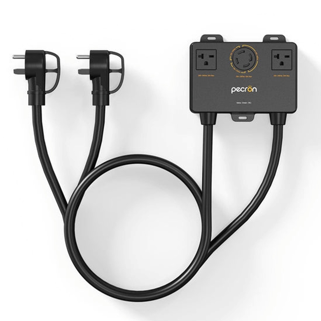 [240V-BOX] Pecron - Caja de Conexión Conector Paralelo 240V Compatible con E3600LFP