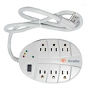 [GSM-MT120SE] Exceline - Protector de Voltaje Multitoma con Supresor de Pico 120v 6 Tomas 15A