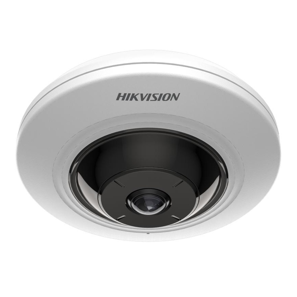 [DS-2CD2955G0-ISU(1.05mm)(O-STD)] Hikvision - Cámara HD Domo Fisheye IP 3K [5MP] Lente 1.05mm [ADC12]
