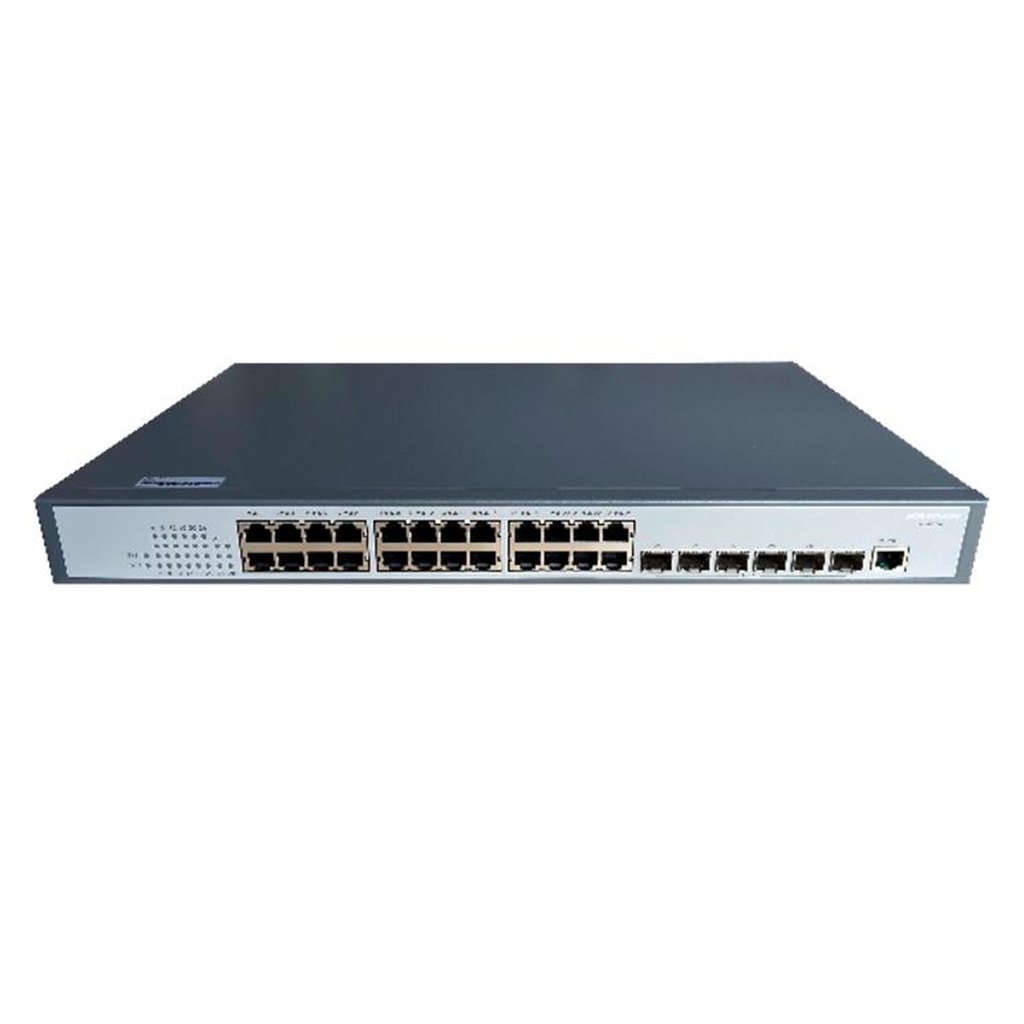 [DS-3E3730(O-STD)] Hikvision - Switch Core Gigabit Administrable Capa 3 24 Puertos 1000 Mbps 6 Puertos SFP+ 10 G de Uplink IGMP VLAN GRMP