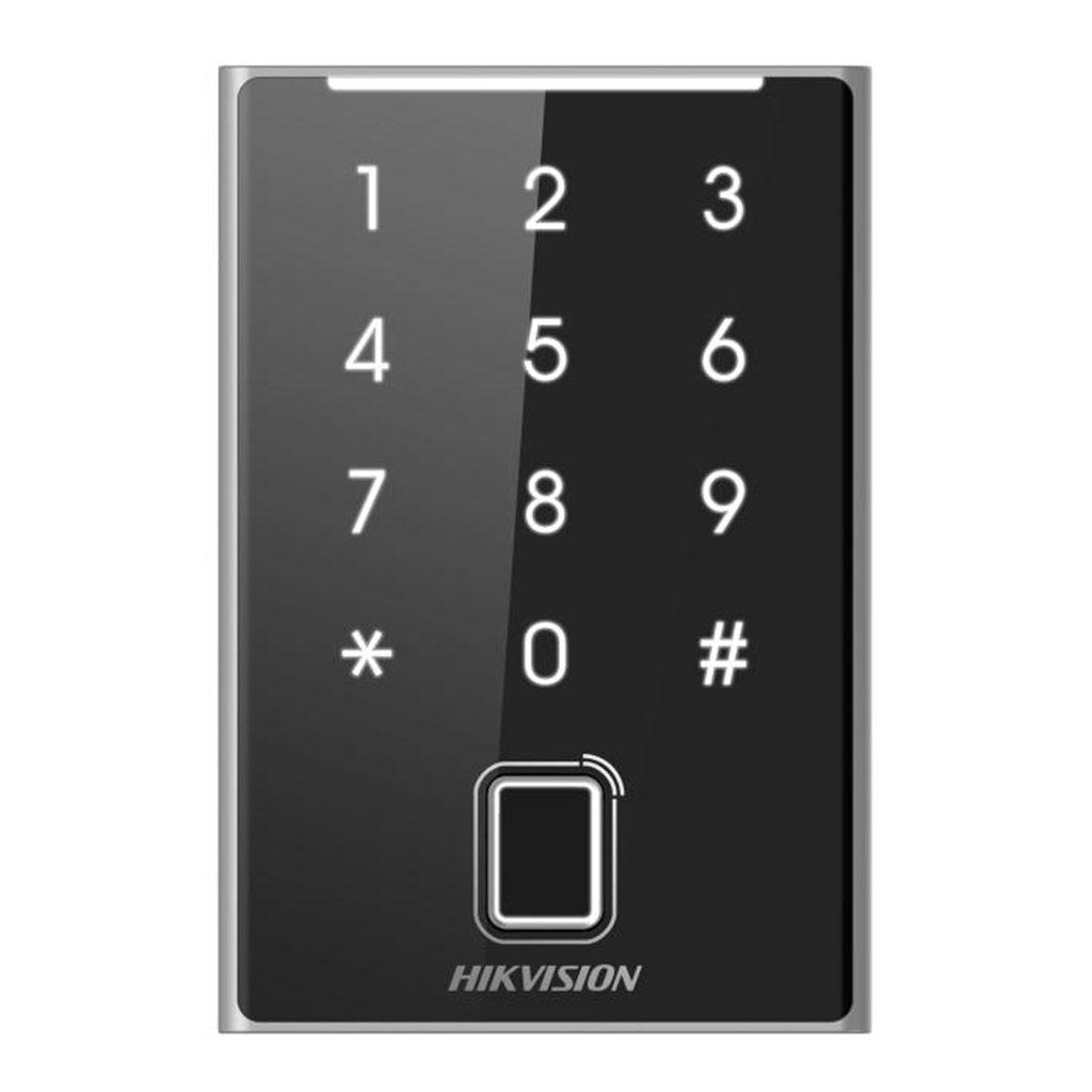 [DS-K1109EKFB(STD)] Hikvision - Lector de Tarjetas PROX EM Teclado para Contraseña Compatible con Controladores DSK2600 Series Hikvision Comunicación RS485 y WIEGAND