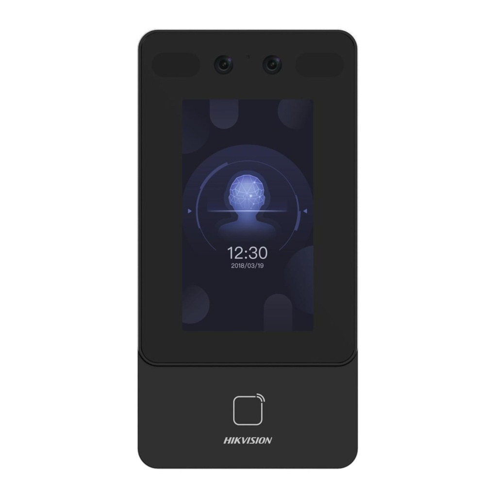 [DS-K1T342MX(O-STD)] Hikvision - Terminal de Reconocimiento Facial pantalla táctil LCD de 4,3" Módulo de Lectura de Tarjetas M1 
