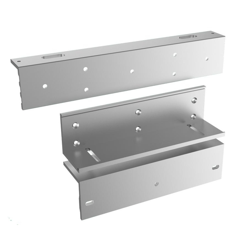 [DS-K4H255-LZ(O-STD)] Hikvision - Kit de montajes Z y L para Cerradura Magnética Compatible con DS-K4H255S Uso en Puerta de Madera y Metal