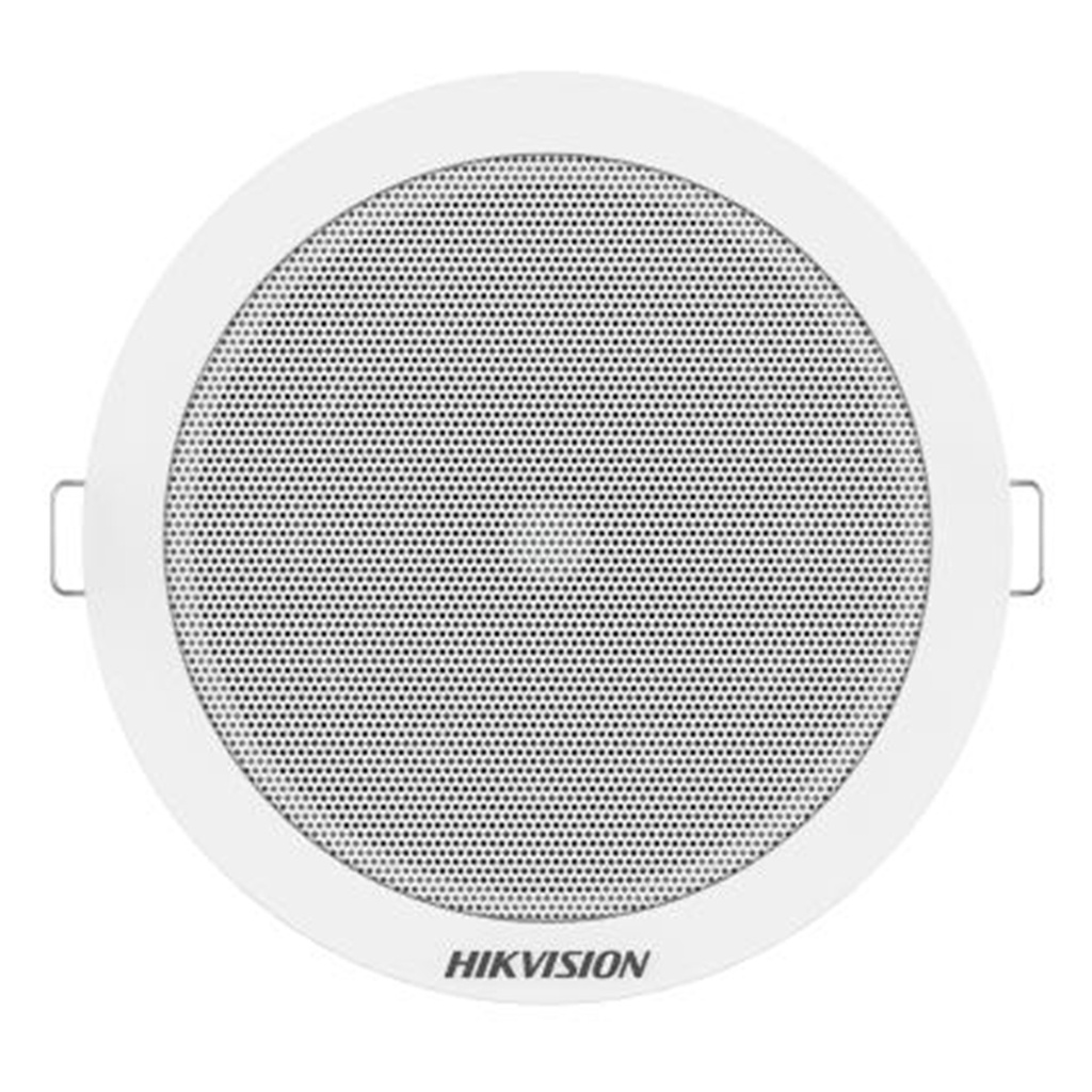 [DS-QAE0206G1-V(O-STD)] Hikvision - Altavoz Montaje en Plafón 6 Watts 100V Rejilla de Metal Color Blanco Uso Interior