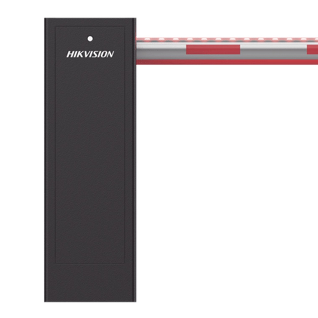 [DS-TMG300-DR/A(3 light bar)(O-STD)] Hikvision - Barrera Vehicular DERECHA Brazo Iluminado Rojo/Verde de 3 mts Incluido 3 Seg para Apertura Cierre Automático con Tiempo Configurable 2,500,000 MCBF