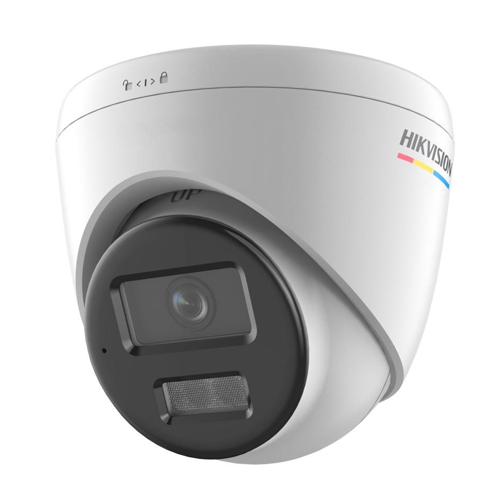 [DS-2CD1327G2H-LIU(2.8mm)] Hikvision - Cámara HD Domo ColorVU Dual Ligth con Audio IP 1080P [2MP] Lente 2.8mm [Metal/Plástico]