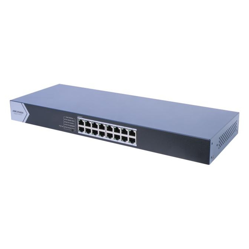 [DS-3E0516-E(C)] Hikvision - Switch de Escritorio de 16 Puertos a 10/100/1000 Mbps