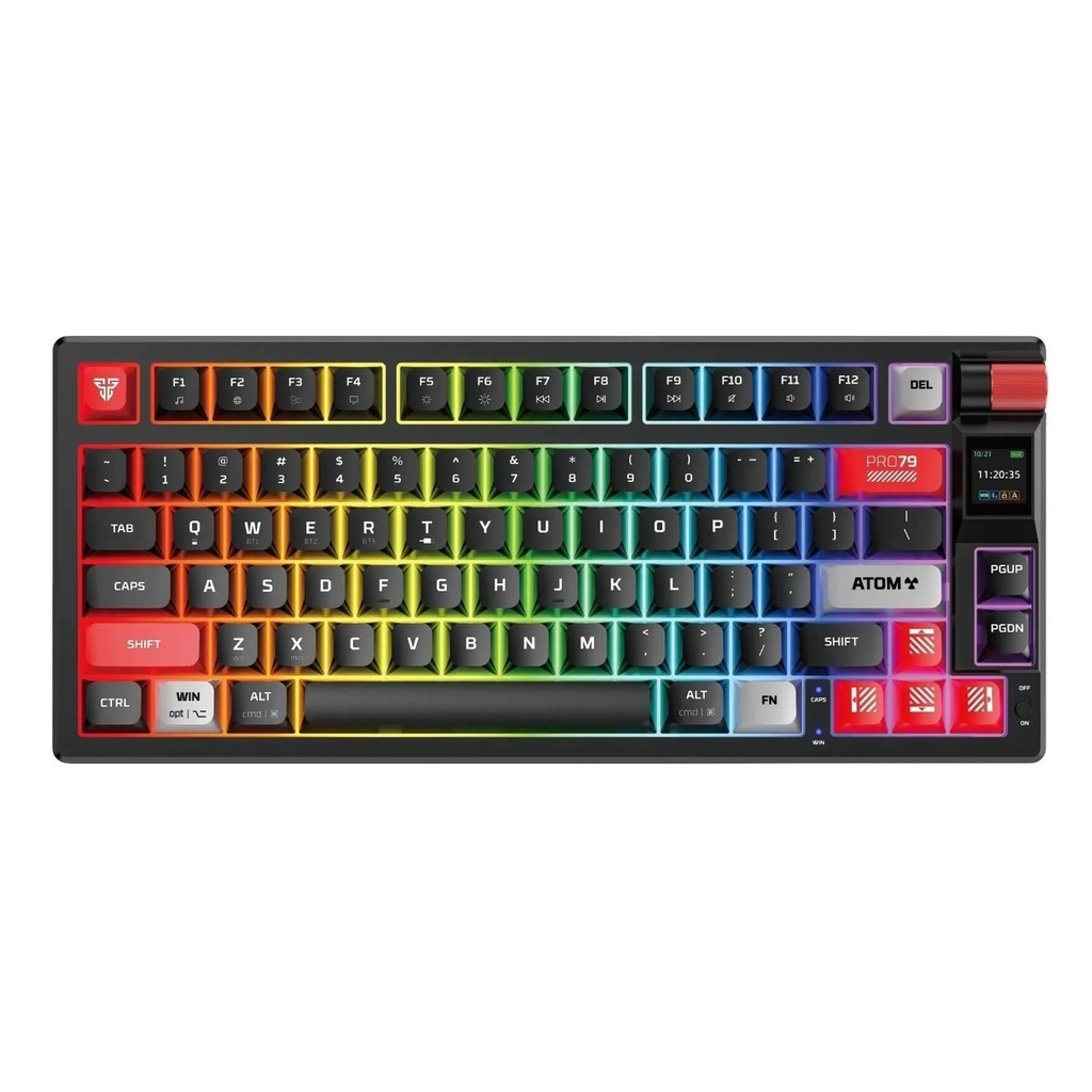 [MK917-BK-BK(RD)] Fantech -Teclado Atom PRO79 Inalambrico SW Rojo [Negro]