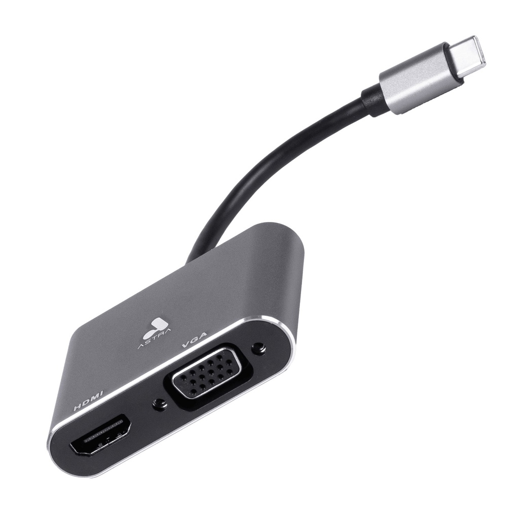[CHB016] Astra - Adaptador Tipo C a HDMI / VGA