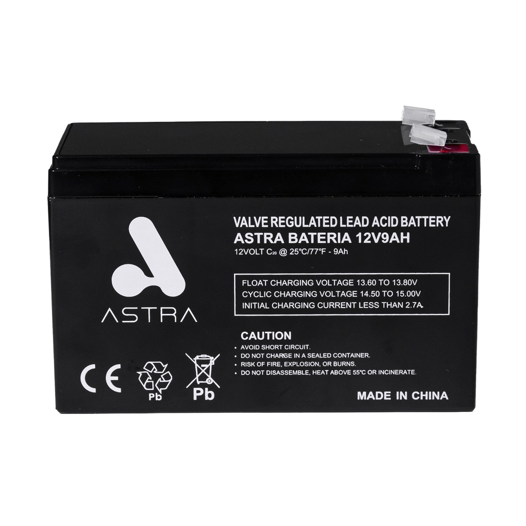 [12V9AH] Astra - Bateria Sellada Acido-Plomo 12V 9Ah