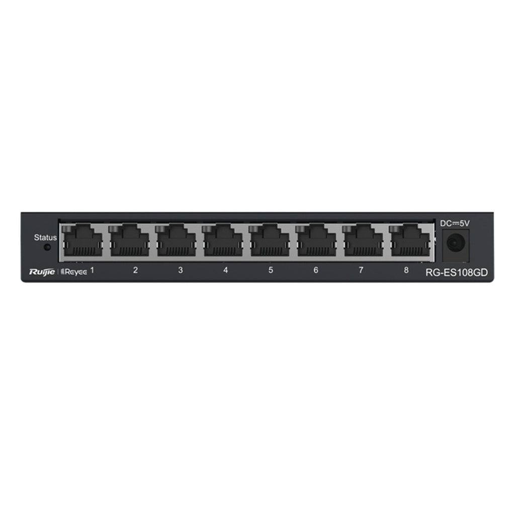 [RG-ES108GD] Ruijie/Reyee - SMB Switch 8 Puertos 10/100/1000Mbps