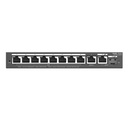 [RG-ES210GS-P] Ruijie/Reyee - SMB Switch 8 Puertos Gigabit PoE + 2 Uplinks Gigabit (1 SFP) 120W