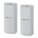 [RG-EST100-E] Ruijie/Reyee - SMB Kit Enlace Inalámbrico de 500 Mts Preconfigurado 300 Mbps Doble Puerto LAN 2.4 Ghz