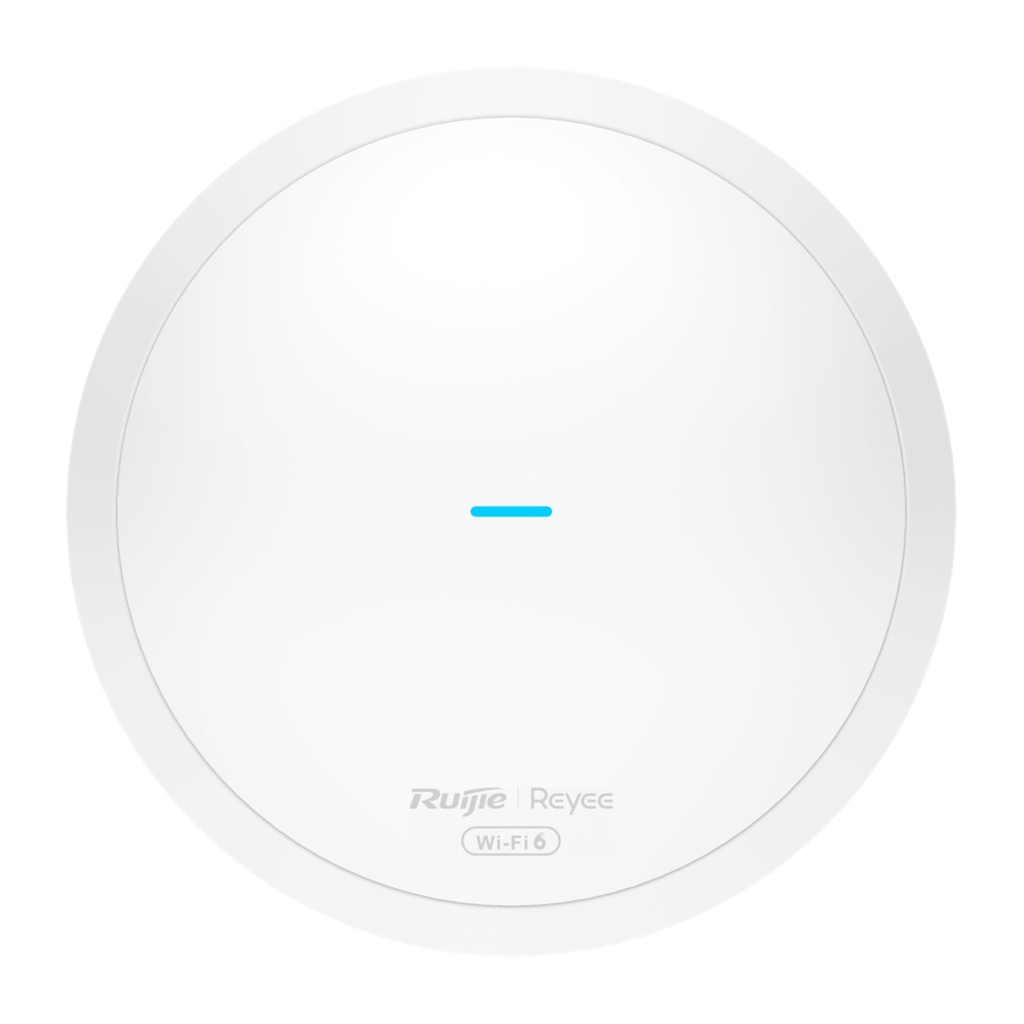 [RG-RAP62] Ruijie/Reyee - SMB Punto de Acceso Mesh Wi-Fi 6 para Interior IP41 Largo Alcance Doble Banda hasta 512 Usuarios Ancho de Banda de hasta 3 Gbps