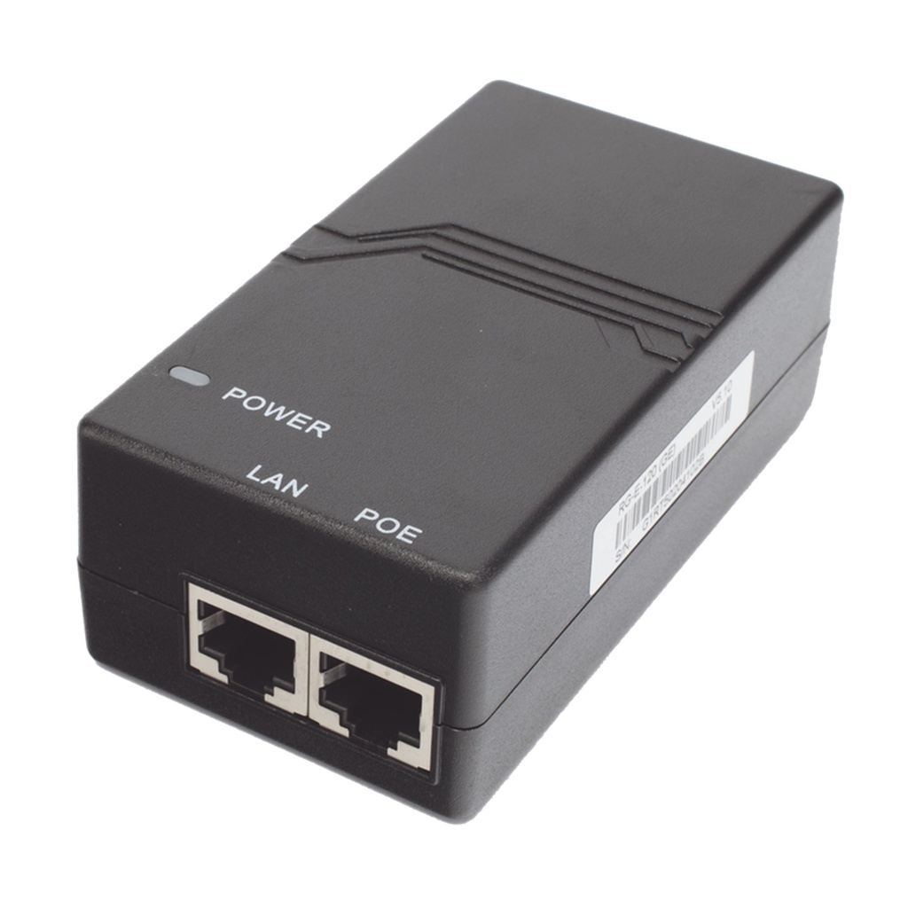 [RG-E-120(GE)] Ruijie/Reyee - SME Inyector PoE Estándar 802.3af Gigabit (50V - 0.3 A - 15 W)