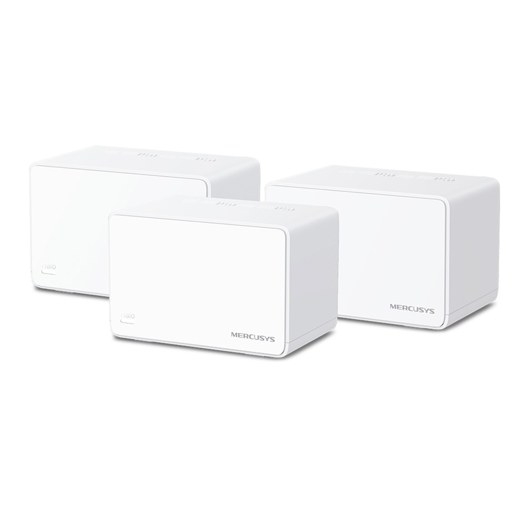 [HALO-H80X-3PACK] Mercusys - Router Inalambrico Wi-Fi 6 Doble Banda Mesh AX3000 [3 Unidades]