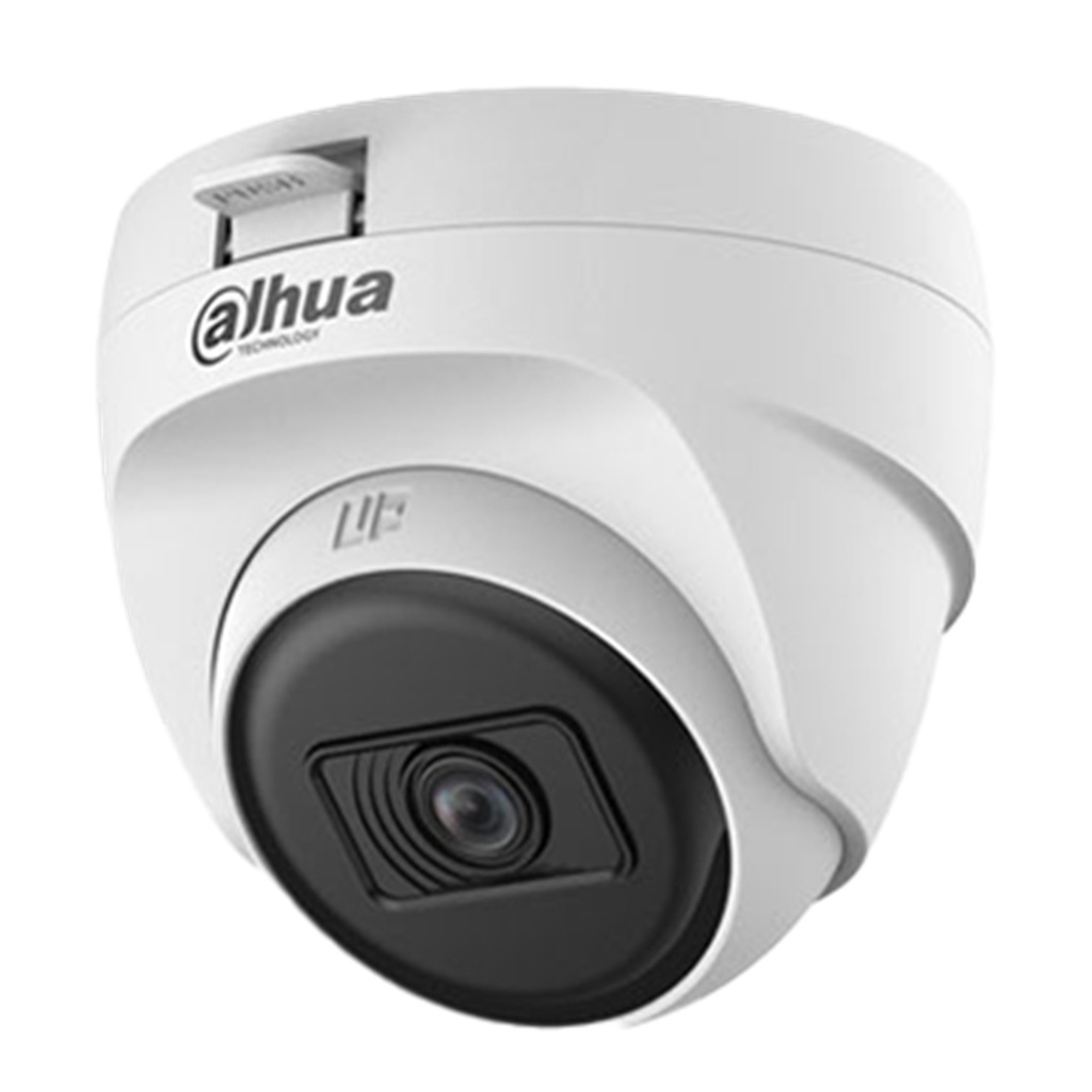 [DH-HAC-T1A51N-U-IL-A] Dahua - Cámara Domo [5MP] con Audio Lente 2.8mm Smart Dual Light [Plastico] [Serie Cooper] 