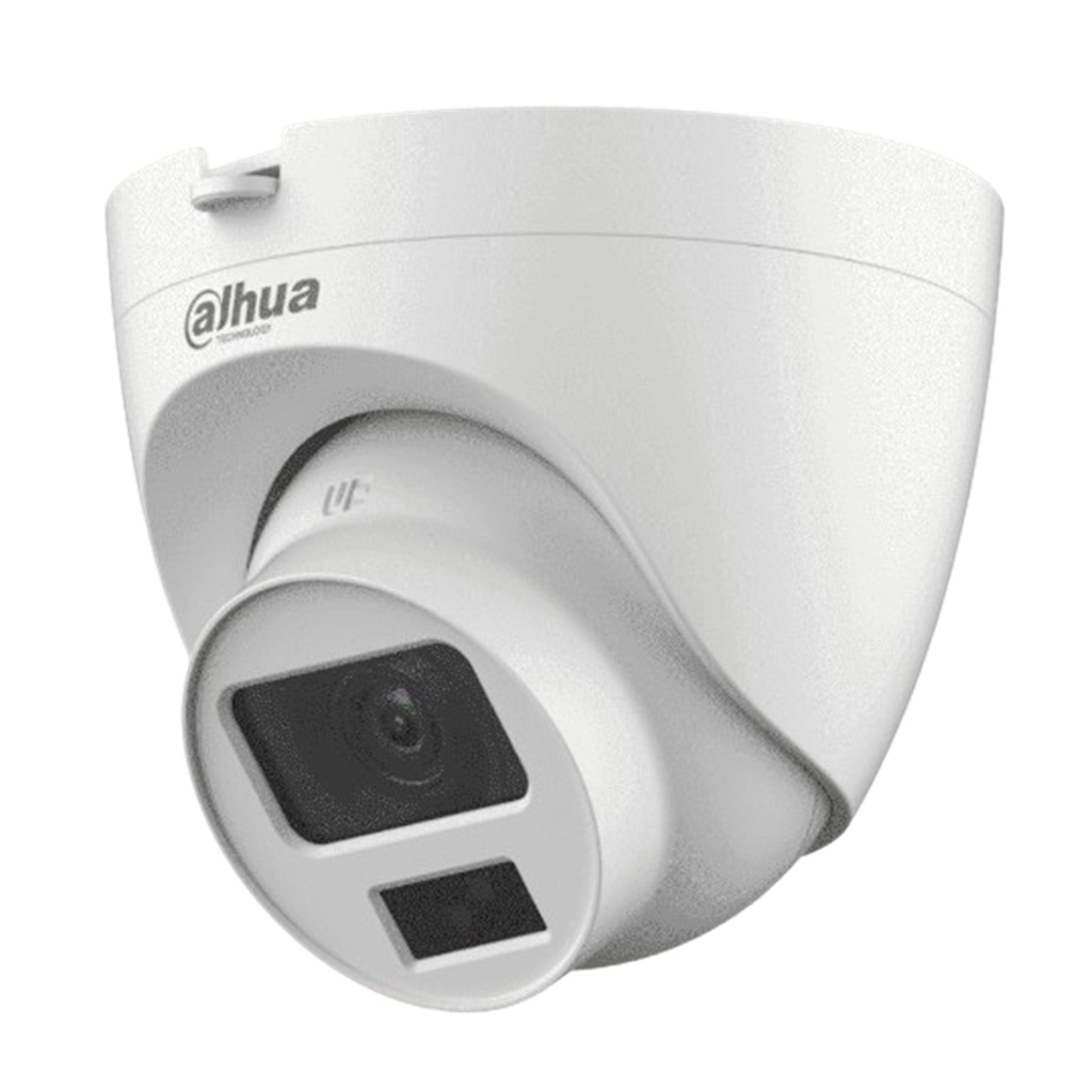 [DH-HAC-HDW1209CLQN-A-LED] Dahua - Cámara Domo 1080P [2MP] con Audio Lente 2.8mm FullColor [Plastico] [Serie Lite] 