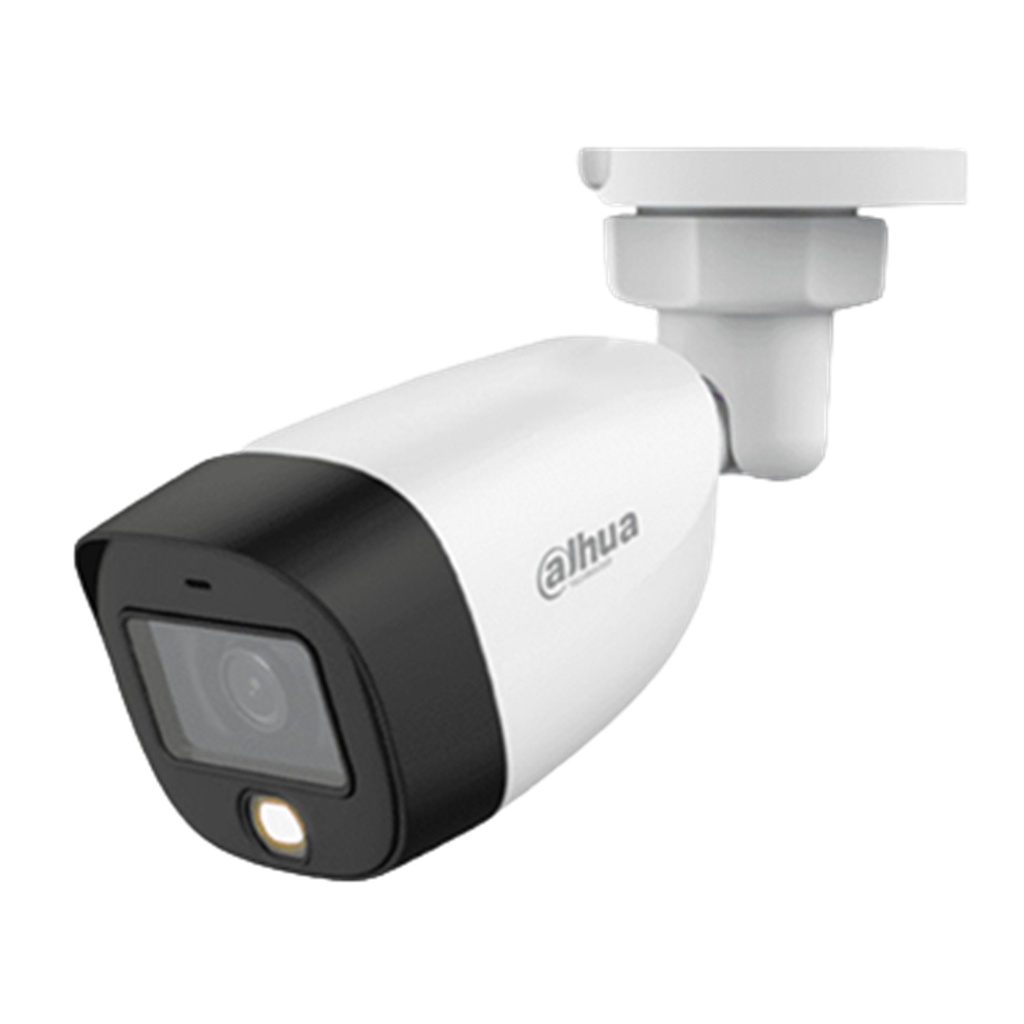 [DH-HAC-HFW1239CN-IL-A] Dahua - Cámara Bullet 1080P [2MP] con Audio Lente 2.8mm Smart Dual Light [Metal/Plástico] [Serie Lite] 