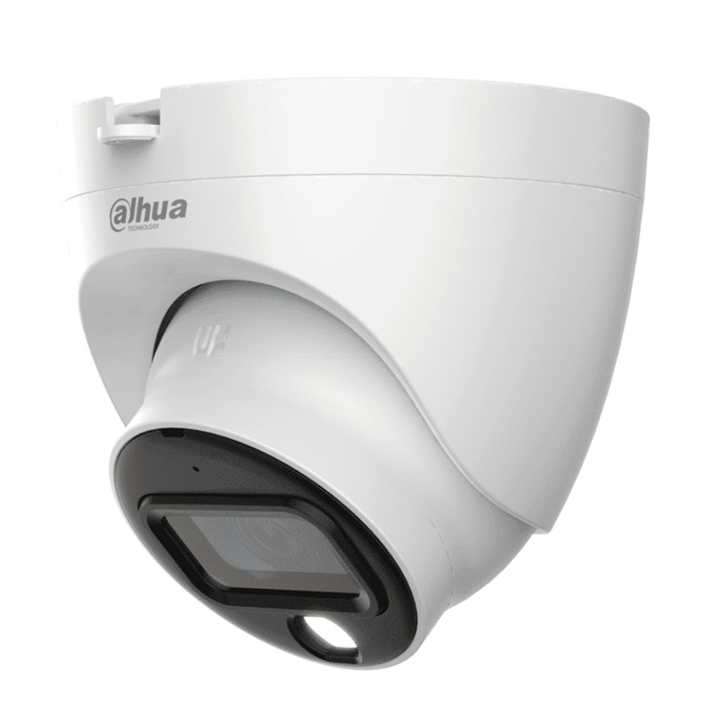 [DH-HAC-HDW1239TLQN-IL-A] Dahua - Cámara Domo 1080P [2MP] con Audio Lente 2.8mm Smart Dual Light [Metal/Plástico] [Serie Lite] 